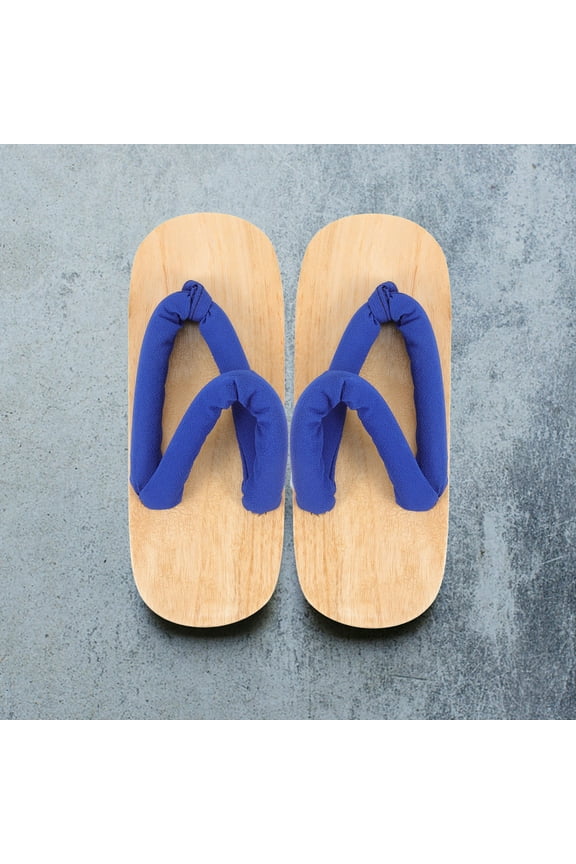 1 Pair Japanese Style Clog Slippers Home Women Clog Sandals Wooden Clogs Shoes