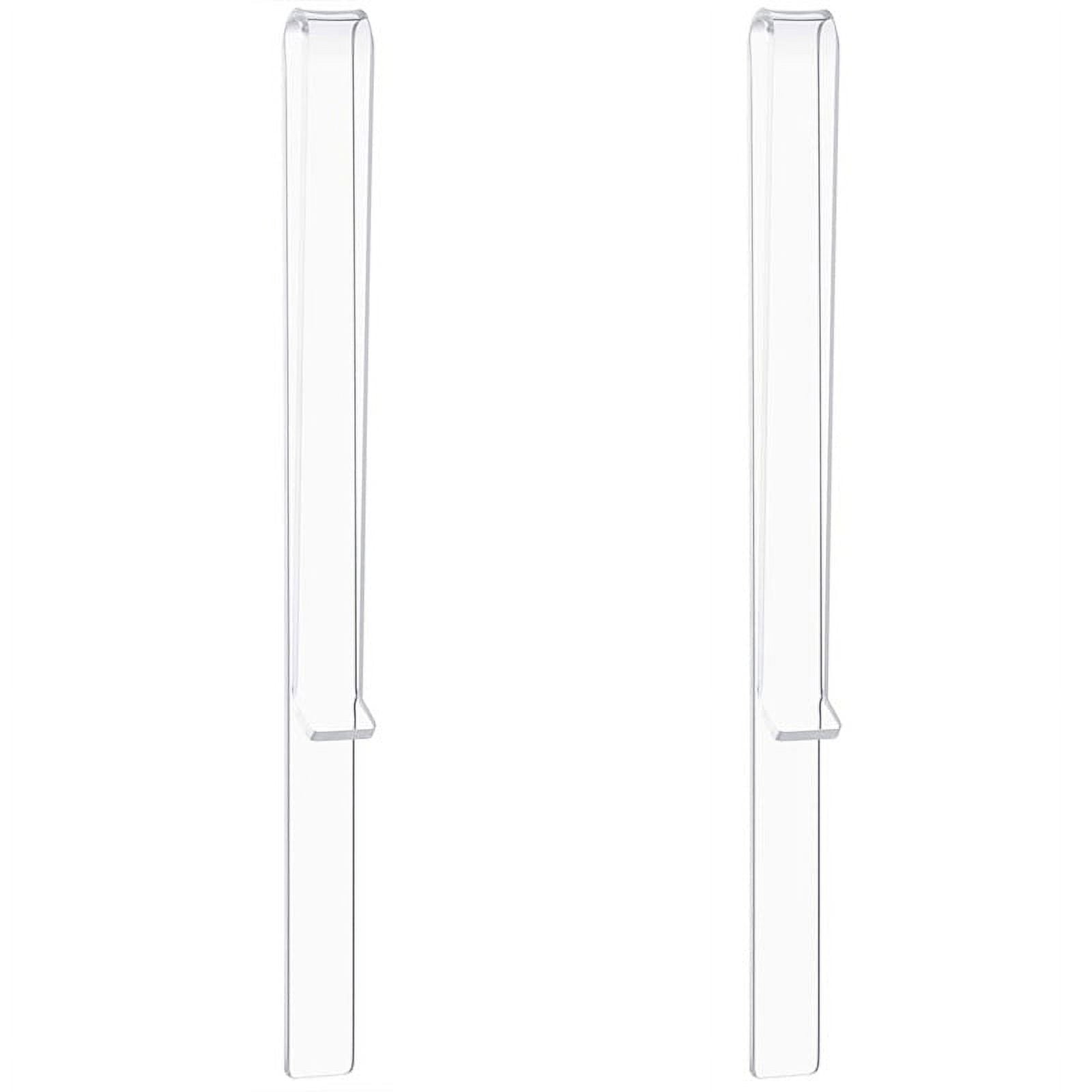 FRCOLOR 1 Pair Music Stand Page Holder Clear Acrylic Sheet Music Clips