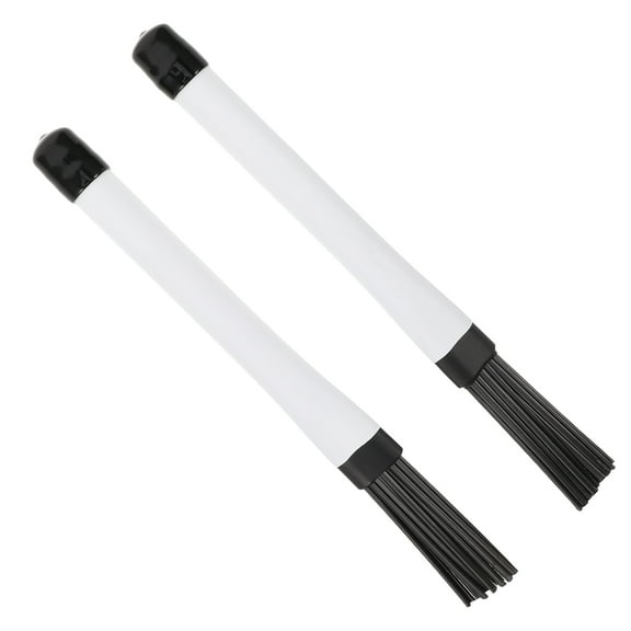 FRCOLOR 1 Pair Nylon Drum Brushes Snare Drum Brushes Nylon Drumming Brush Tools For Snare And Acoustic Drums Music Instrument Accessory