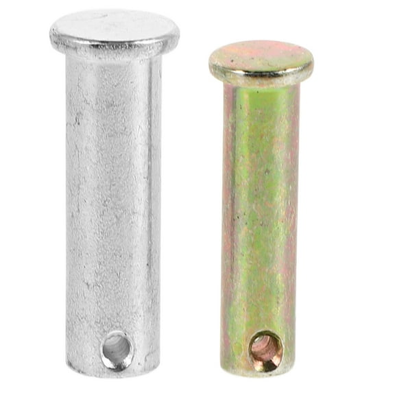 FRCOLOR 1 Pair Trailer Drop Foot Jack Replacement Pin Hitch Pin Wire Lock Pin Safety Coupler Pin For Farm Lawn Hitches And Garden Grey