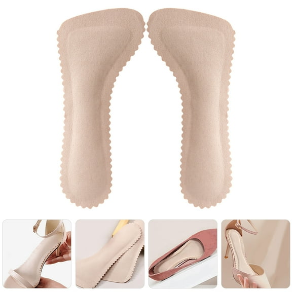 FRCOLOR 1 Pairs High Heel Inserts Adhesive Cushion Insoles Non Slip Slim Inserts Liners Shoe Pads For Sandals Flats Pump Dress Shoes Boots (Size: 39-40)