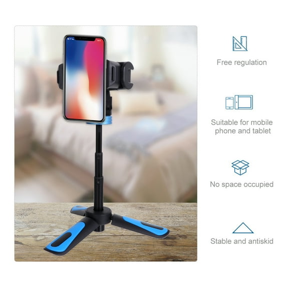 FRCOLOR 1 Pc Multipurpose Cell Phone Holder Retractable Portable Mini Desktop Tripod