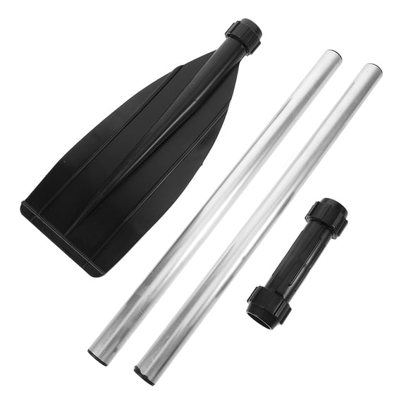 TAILTOSS 1Set Lightweight Aluminum Alloy Kayak Paddles for Boats Black with Easy Assembly and Handheld Design