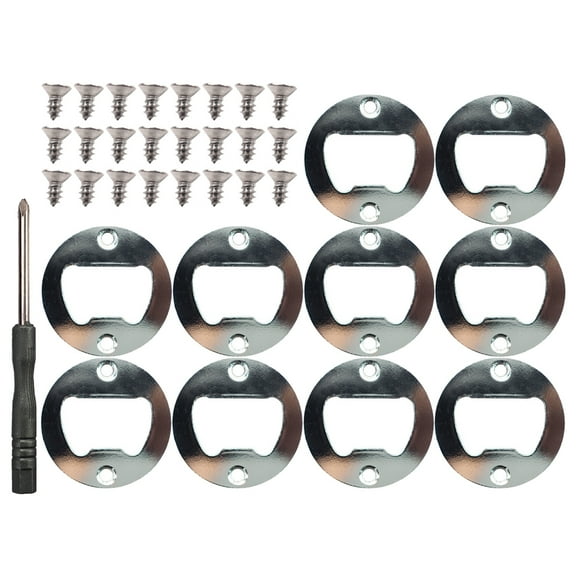 FRCOLOR 1 Set Bottle Opener DIY Insert Beer Bottle Opener Wrench Spanner With Screws,7.09"X0.71"X0.71"