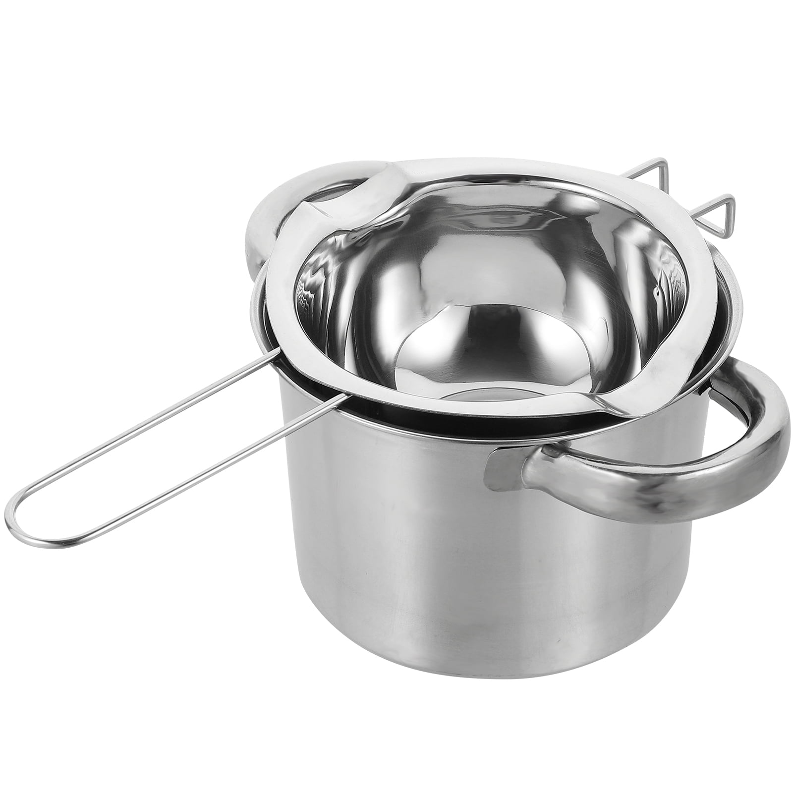 1 Set Double Boiler Pot Stainless Steel Chocolate Pot Chocolate Melting Pot, Size: 28X16X9CM