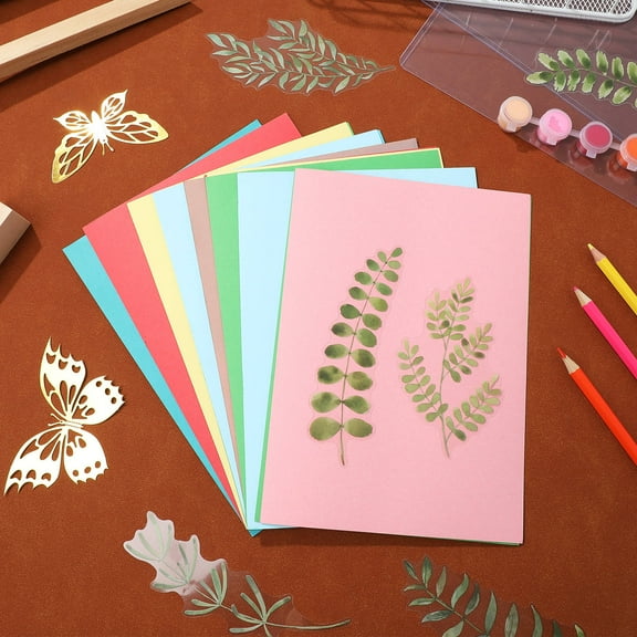 FRCOLOR Cyanotype Printing Kit Set with Cyanotype Papers and Tools for Sun Print, Handmade Floral Art, and Traditional Painting Materials