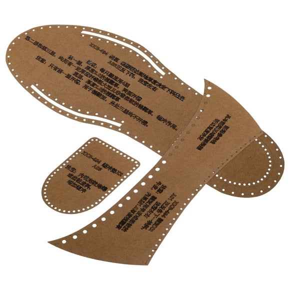 1 Set DIY Leather Slippers Template Sandals Stencils for Leather Work Quilting Templates Leather Sandals Patterns Slippers Sewing Stencils