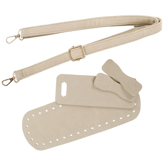 HAKIDZEL Crochet Bag Making Accessories Diy Leather Beige 1 Family