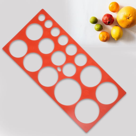FRCOLOR 1 Set Fruit Ruler Tools Fruit Size Measuring Markers Farm Fruit Measurement Circle