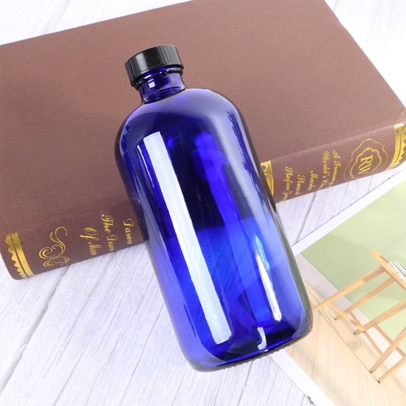 FRCOLOR 1 Set Glass Spray Bottles for Cosmetics, Refillable 500ml Containers with 2 Press Pumps and , Reusable Subpackaging