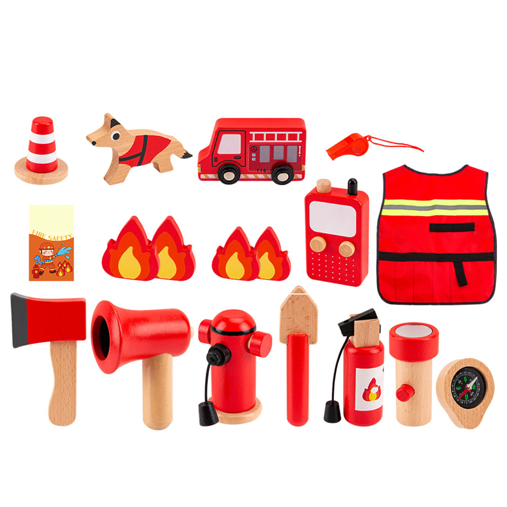 FRCOLOR 1 Set Kids Firemen Tools Toddler Firemen Cosplay Kit Firemen