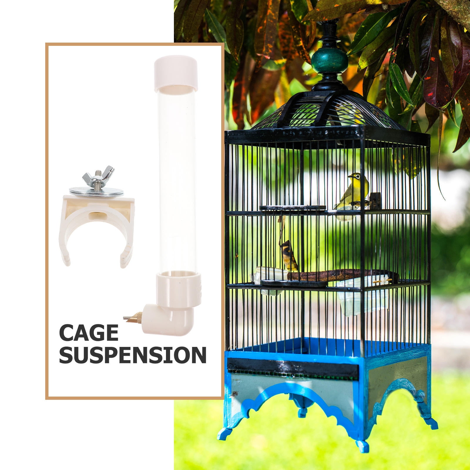 FRCOLOR 1 Set Large Automatic Parrot Cage Water Feeder for Rabbits and ...