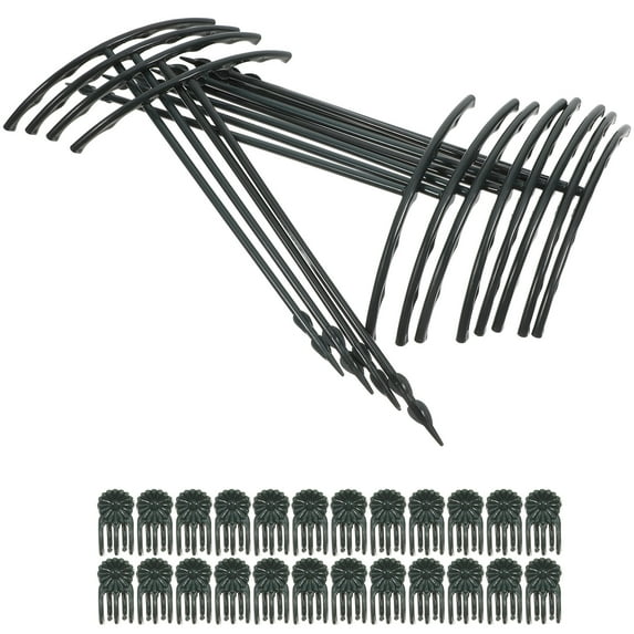 FRCOLOR 1 Set Plants Support Stakes Half Round Garden Stakes Stackable Plants Support Climbing Plants Cages For Potted Plant Tomatoes Peony