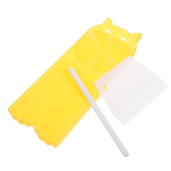 FRCOLOR 1 Set Rolling Dough Board Set DIY Spaghetti Macaroni Maker Pasta Making Plastic Board with Accessories