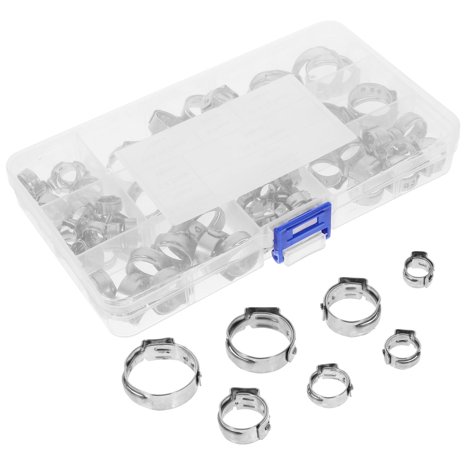 FRCOLOR 1 Set Single Ear Hose Clamp Assortment Garden Hose Clamp Water ...
