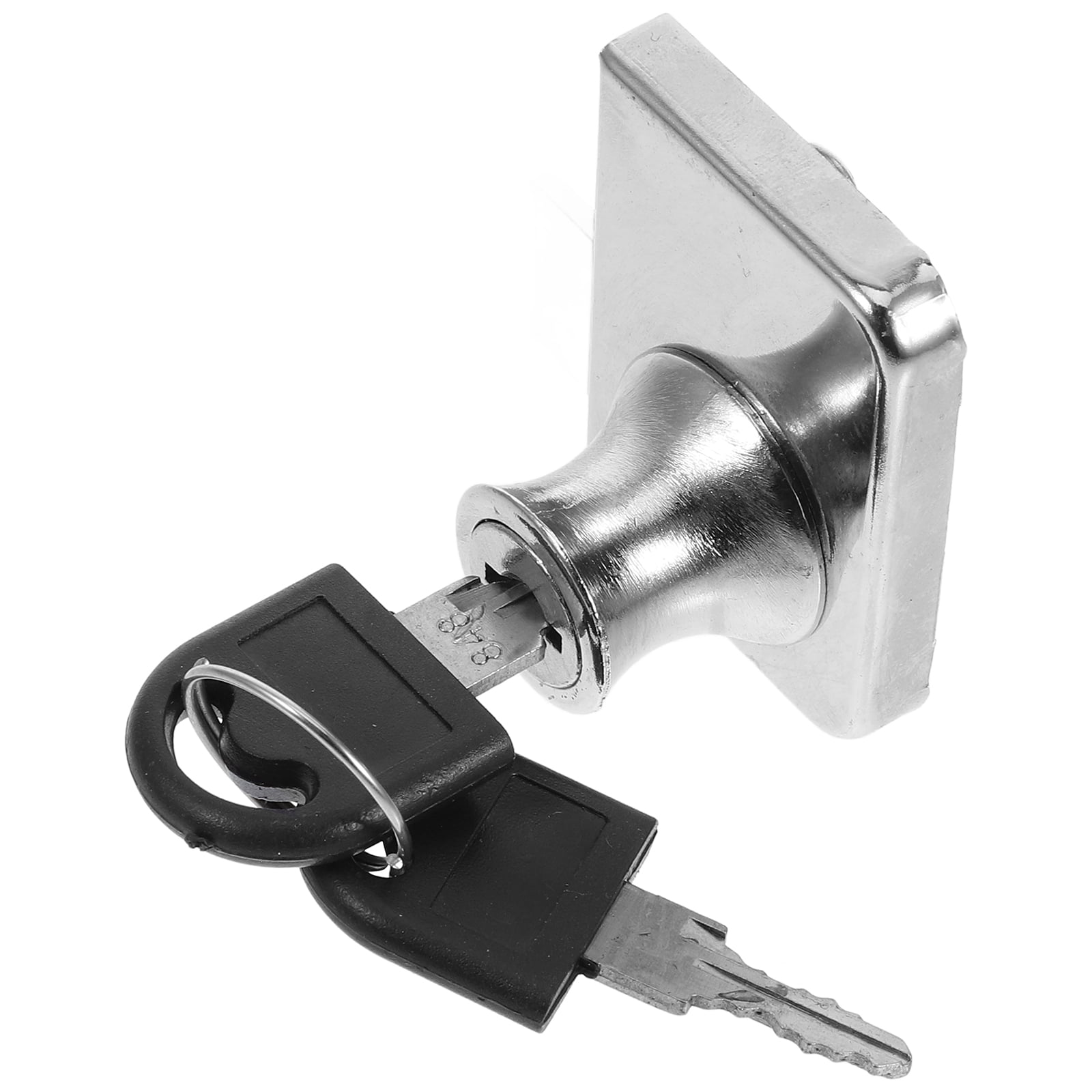 FRCOLOR 1 Set Sliding Glass Door Ratchet Lock for Display Case with Key ...