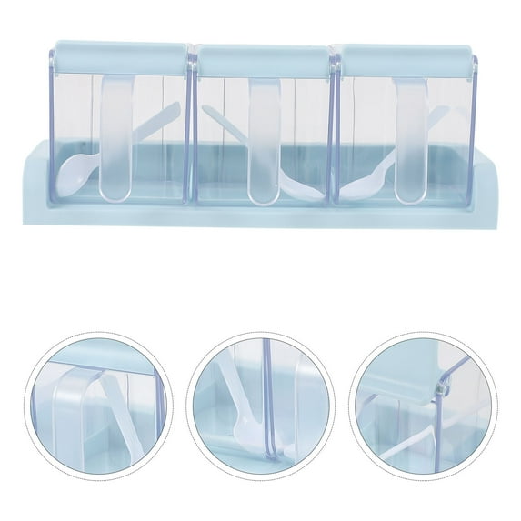 PAMINGONO Plastic Seasoning Container - Simple, Condiment Jar for Kitchen and Dining Convenience