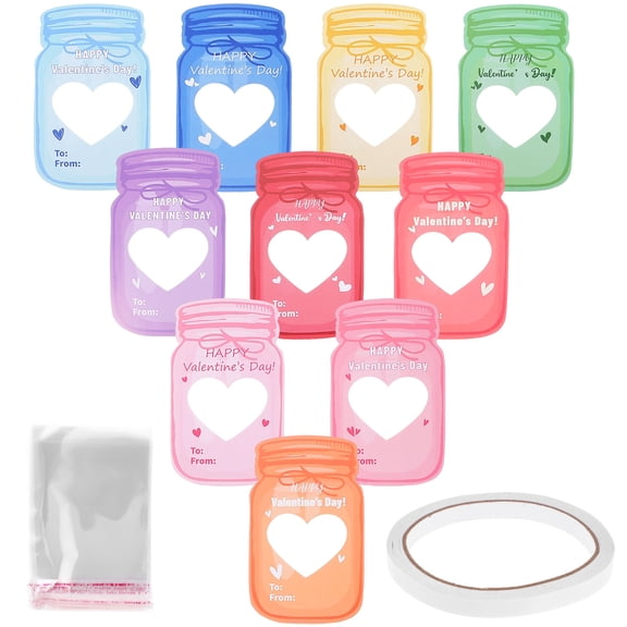 FRCOLOR 1 Set Valentine's Day Greeting Cards Lover's Greeting Cards Drift Bottle Gifts Cards
