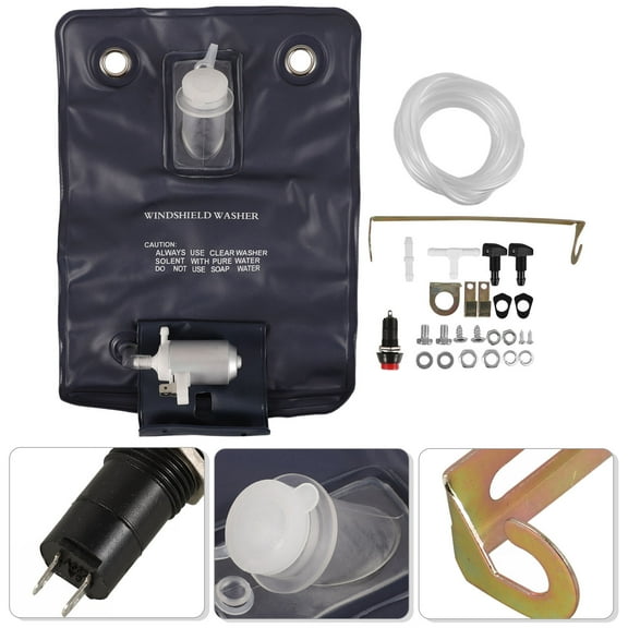 FRCOLOR 1 Set Windshield Washer Pump Kit Replacement Windshield Washer Hose Kit For Automotive
