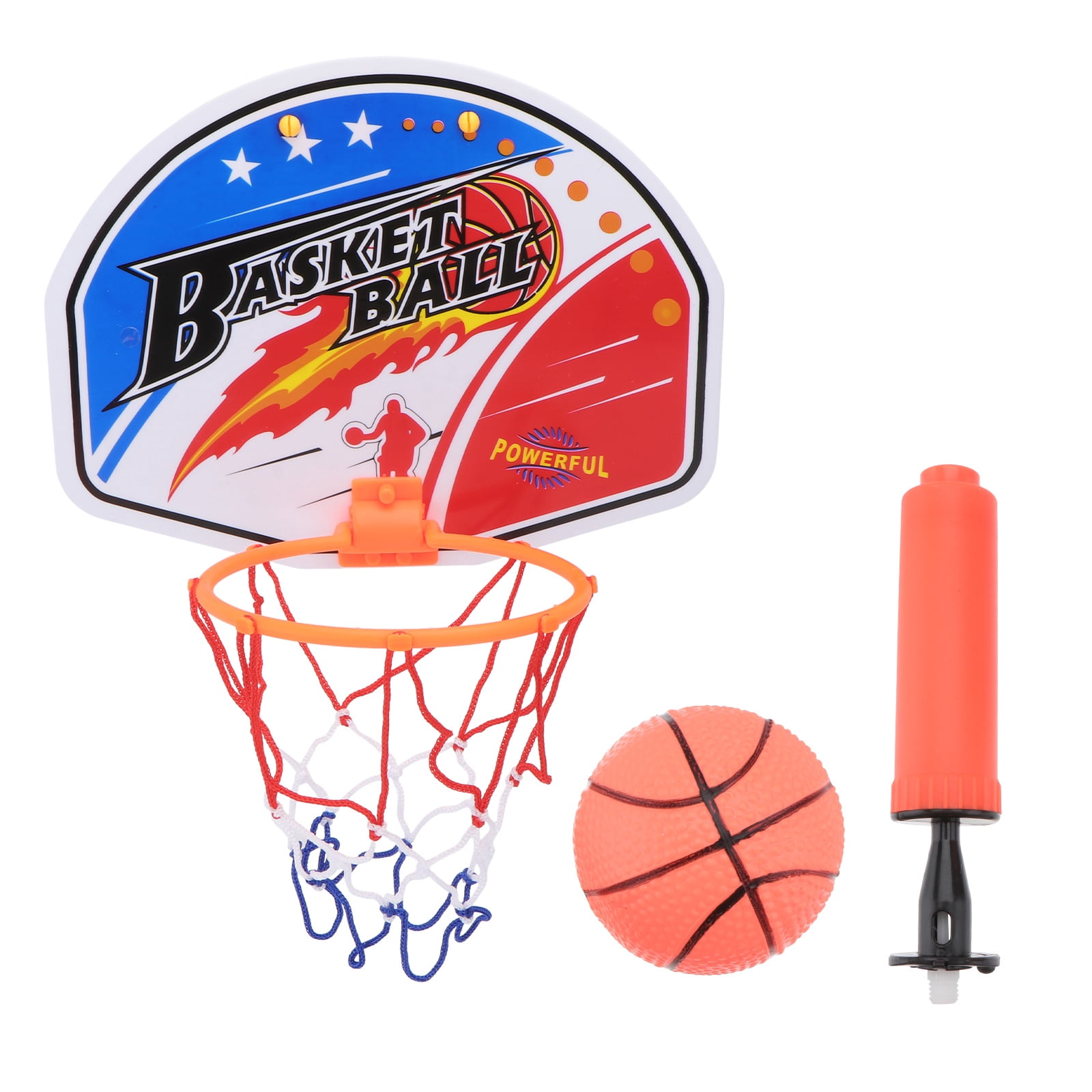 FRCOLOR 1 Set of Indoor Mini Basketball Plaything Cartoon Basketball