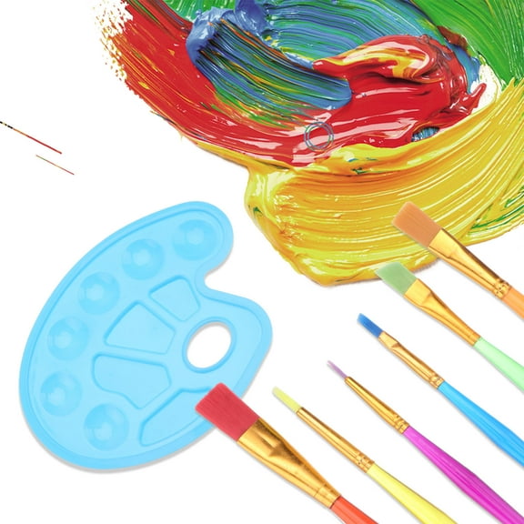 FRCOLOR 1 Set of Paint Color Palettes Students Art Painting Tools (Random Color)