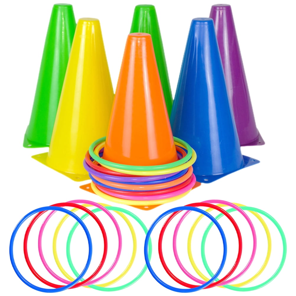 FRCOLOR 1 Set of Soccer Cones Sports Training Cones Toss Game Cones