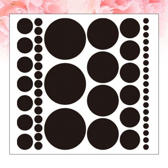 FRCOLOR 1 Sheet of Wall Sticker Decorative DIY Circles Wall Decals for Kids Room Nursery Room