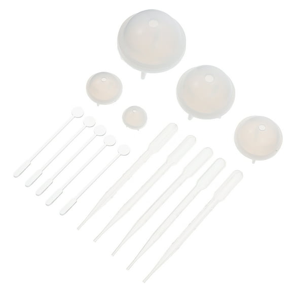 FRCOLOR 1 set of Jewelry Pendant Making Mold DIY Handicraft Tool DIY Crystal Ball Accessory