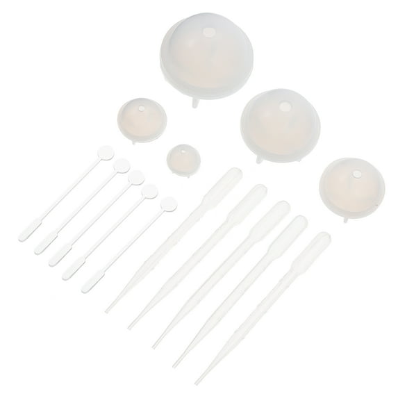 FRCOLOR 1 set of Jewelry Pendant Making Mold DIY Handicraft Tool DIY Crystal Ball Accessory
