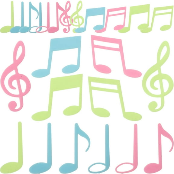Luminous Wall Stickers for Decoration Use Assorted Color Plastic Glow in The Dark 10 Bags