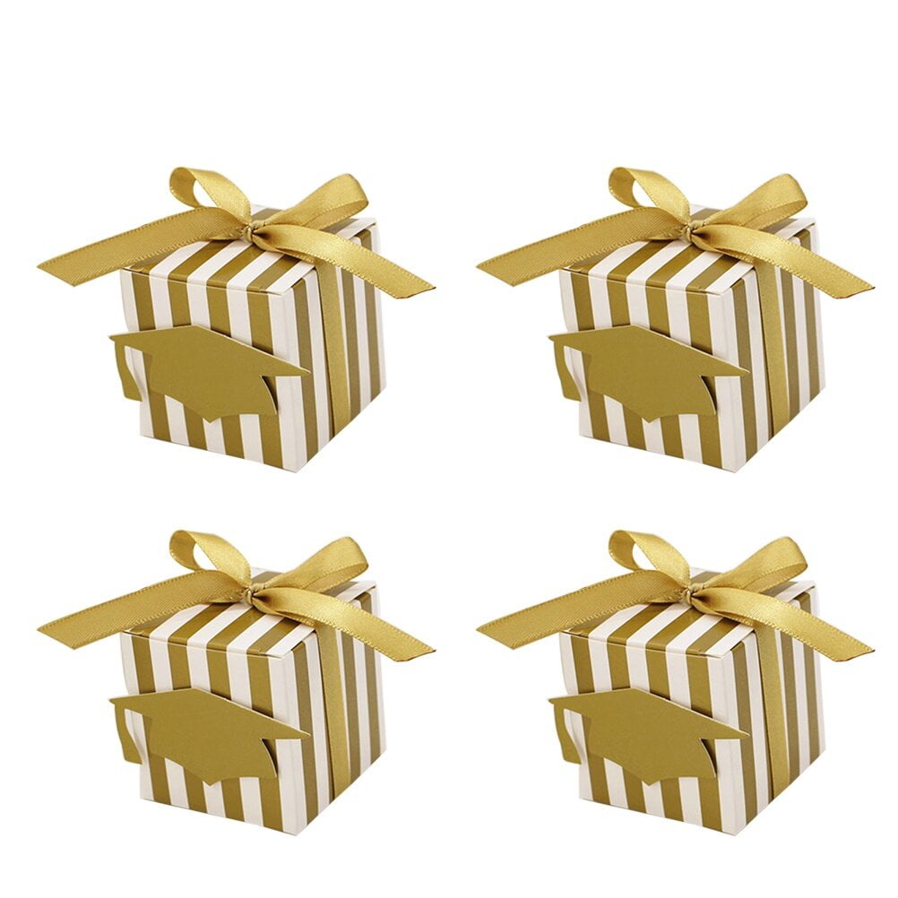 FRCOLOR 10 PCS Candy Gift Boxes Graduation Party Favors Doctor Hat ...