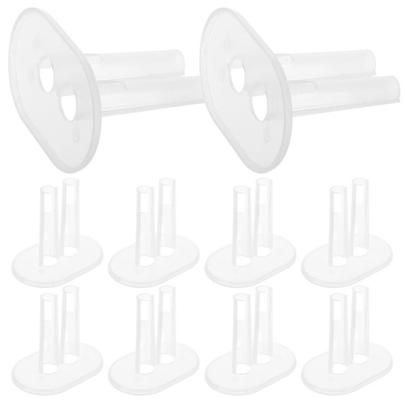 FRCOLOR 10 Pcs Action Figure Stand Doll Support Holders Transparent