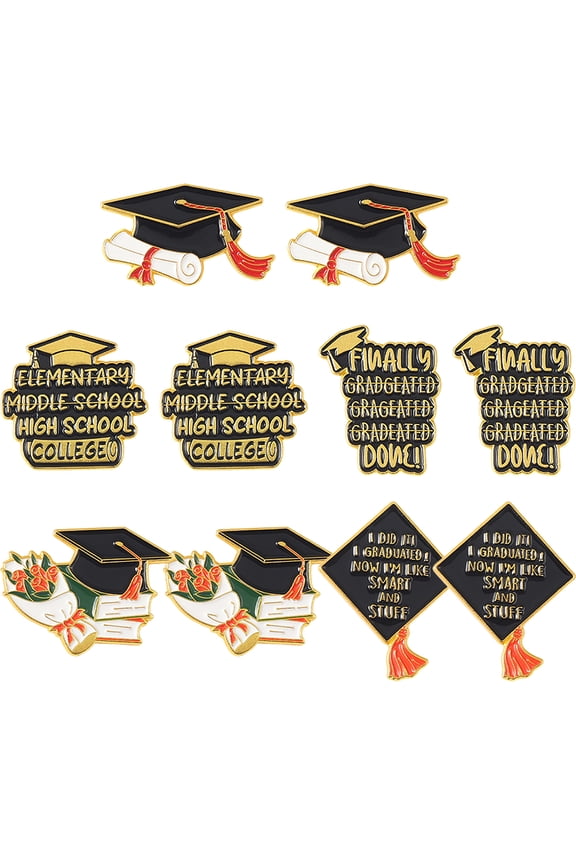 FRCOLOR  10 Pcs Brooch Cool Pins Funny Lapel Board Costume Jewelry Gift Boutonniere Miss