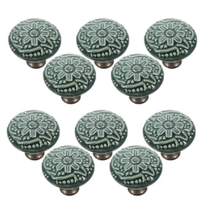 FRCOLOR 10 Pcs Ceramic Pulls for Dresser Shape Drawer Handles Knobs Cupboards Draws Mother