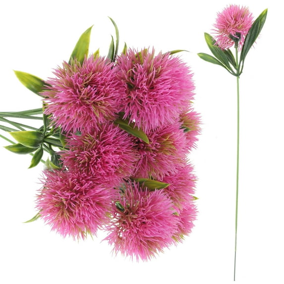 FRCOLOR 10 Pcs Elegant Fake Flowers Dandelions Ornament Decoration Arrangements Realistic