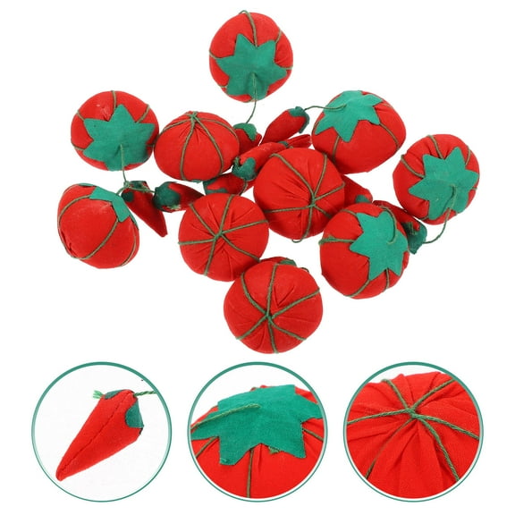 FRCOLOR 10 Pcs Fabric Needle Pincushion Comfortable Pin Cushion 6.5X6.5cm