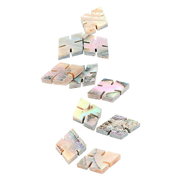 FRCOLOR Guitar Fretboard Markers Stickers with Shell Material Assorted Color for Instrument Compatibility and Decoration