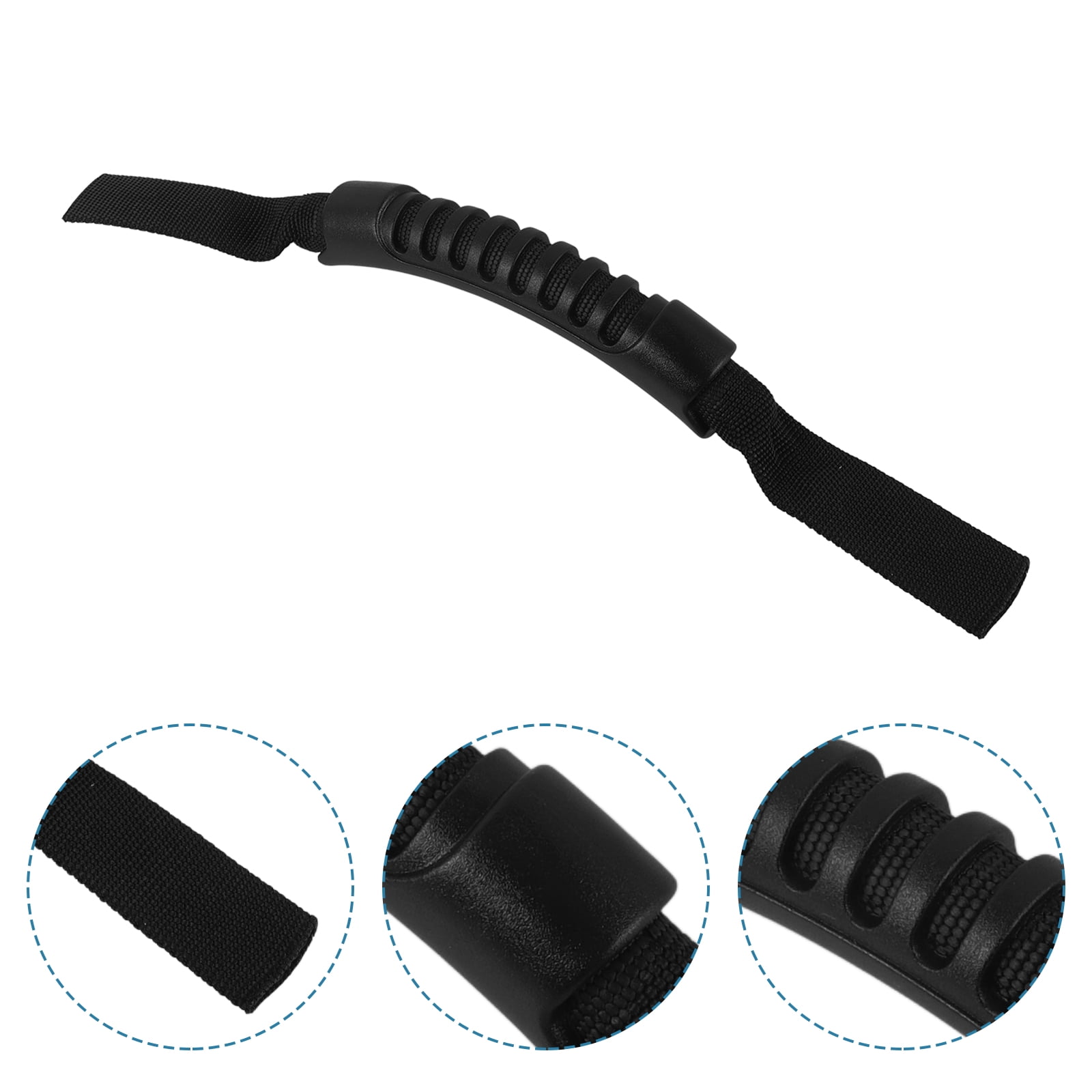 FRCOLOR 10 Pcs Kayaking Handlebar Accessories 30.00X2.50X2.00CM Black