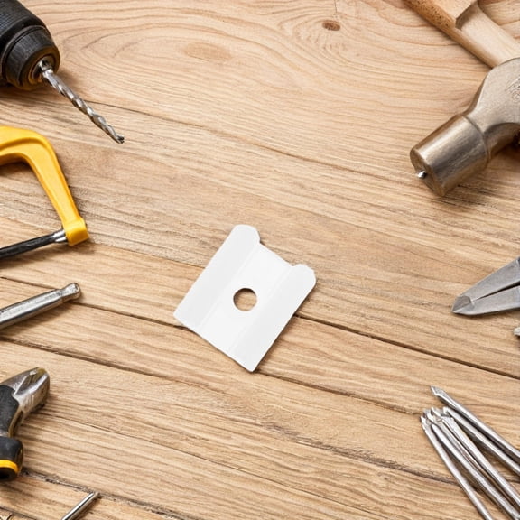 FRCOLOR 10 Pcs LED Light Clips for Wall Strip Lights Mounting Transparent