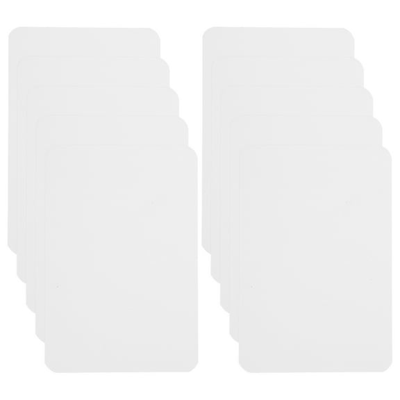 FRCOLOR  10 Pcs Message Price Boards Writing Tag Merchandise Label White
