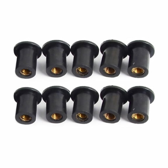 FRCOLOR  10 Pcs Mount Windshield Nut Motorcycle Maintenance Nuts Child