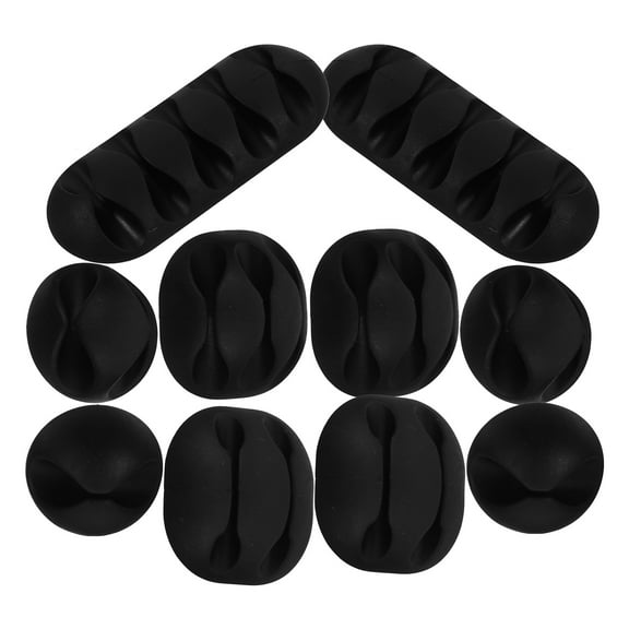 FRCOLOR  10 Pcs Organizers Standing Desk Cable Management Clamp Office