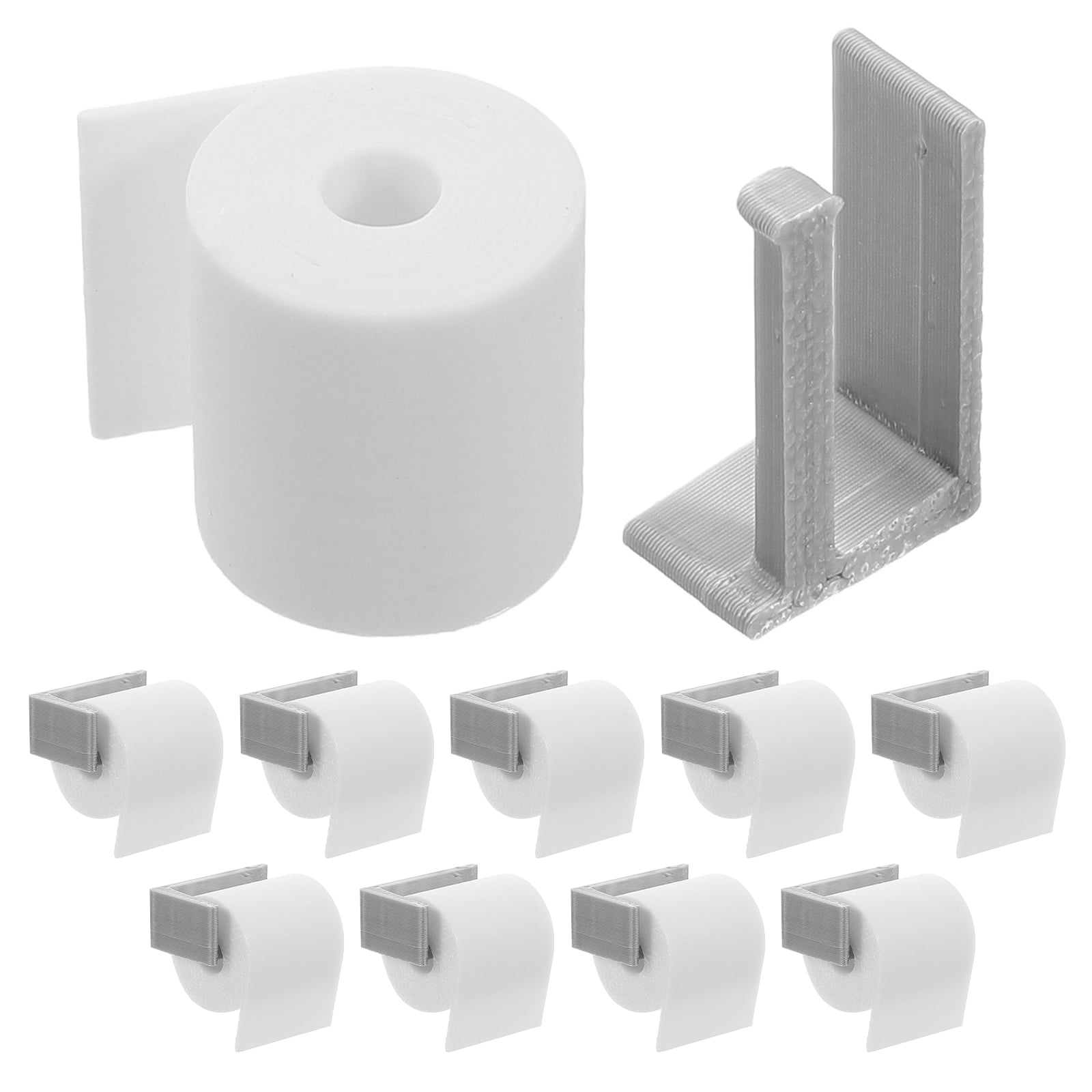 FRCOLOR 10 Pcs Primary School Toilet Paper Miniature Model