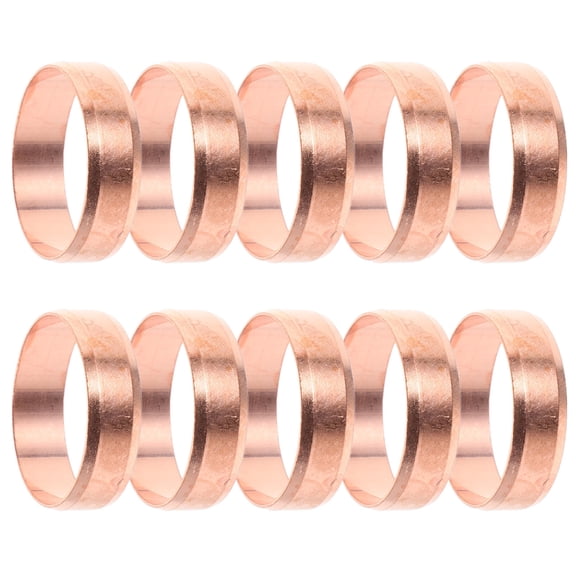 FRCOLOR 10 Pcs Quick Install Pump Bracket Copper Mounting Clamp For Automotive Hose Oil Pump And Tube Sealing High-Performance Mount Clamp
