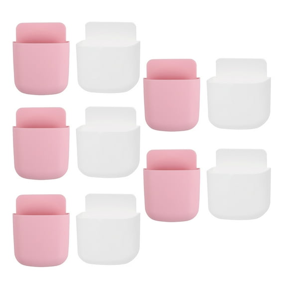 FRCOLOR  10 Pcs Remote Control Storage Box Bedroom Punch-free