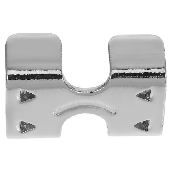 FRCOLOR 10 Pcs Ring Supplies Protective Cover Horse Rope Buckle 4.80X2.90X2.30CM Silver