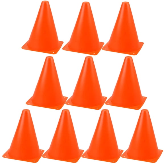 FRCOLOR  10 Pcs Sport Cones with Number Skate Soccer Obstacle