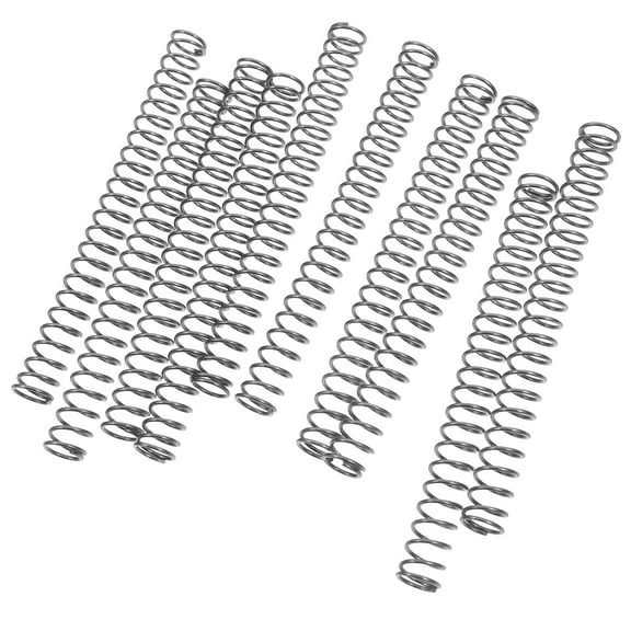 FRCOLOR 10 Pcs Spring Steel Wire Multi-use Small Springs Compression Silver
