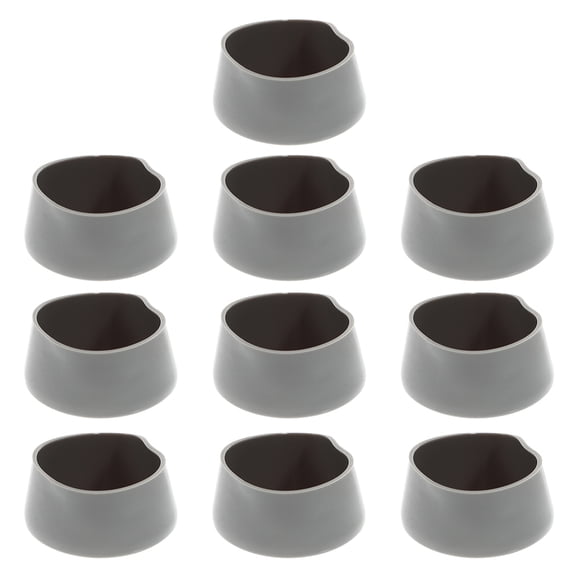 FRCOLOR 10 Pcs Trailer Wheel Hub Dust Covers Bearing Rubber Caps Black