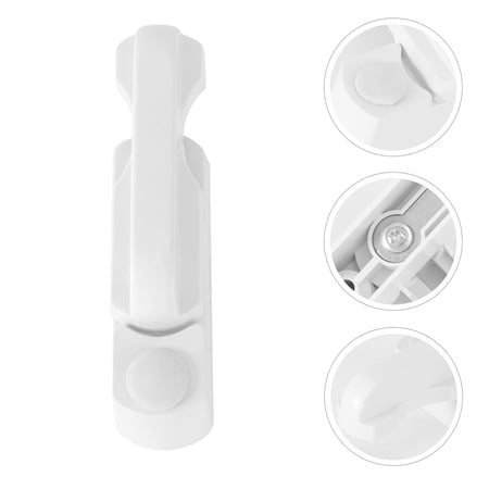 TAILTOSS 10Pcs White Upvc Door Lock with Easy Installation and Aluminum Plastic Material